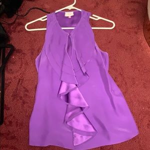 Parker silk racerback blouse.